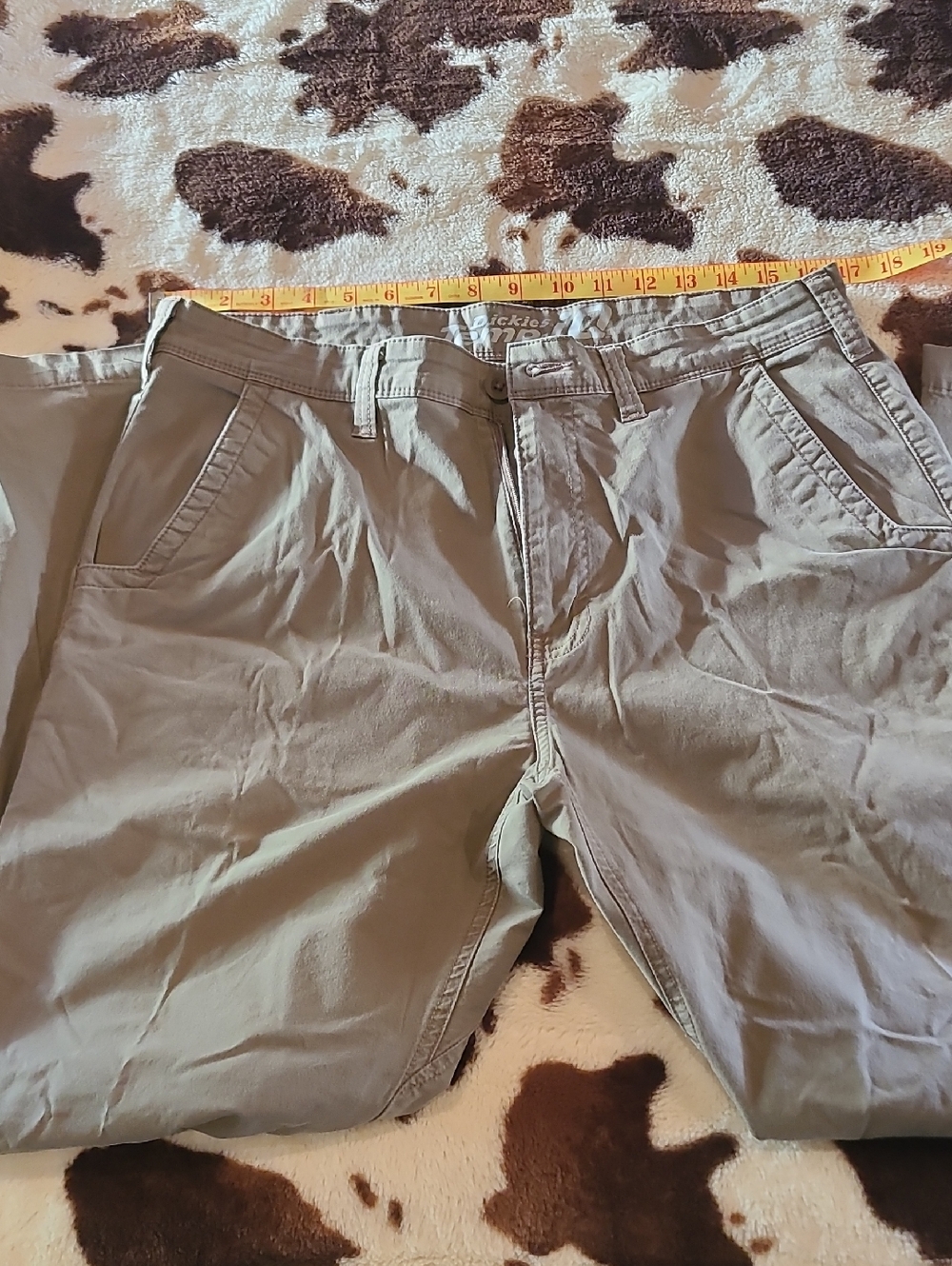 Dickies Temp-IQ Brown Work Pants Interior View